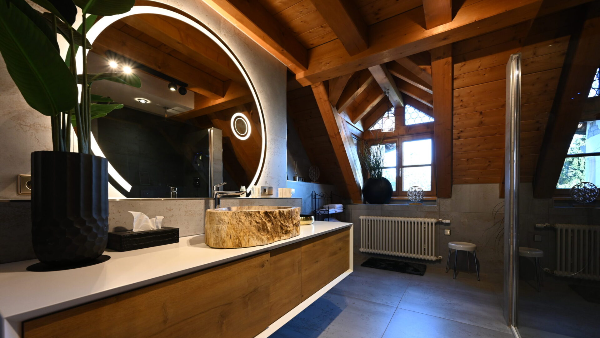 Chalet Kitzbühel Grand Lodge Meiser Spa Resort near Dinkelsbühl Bathroom Hero