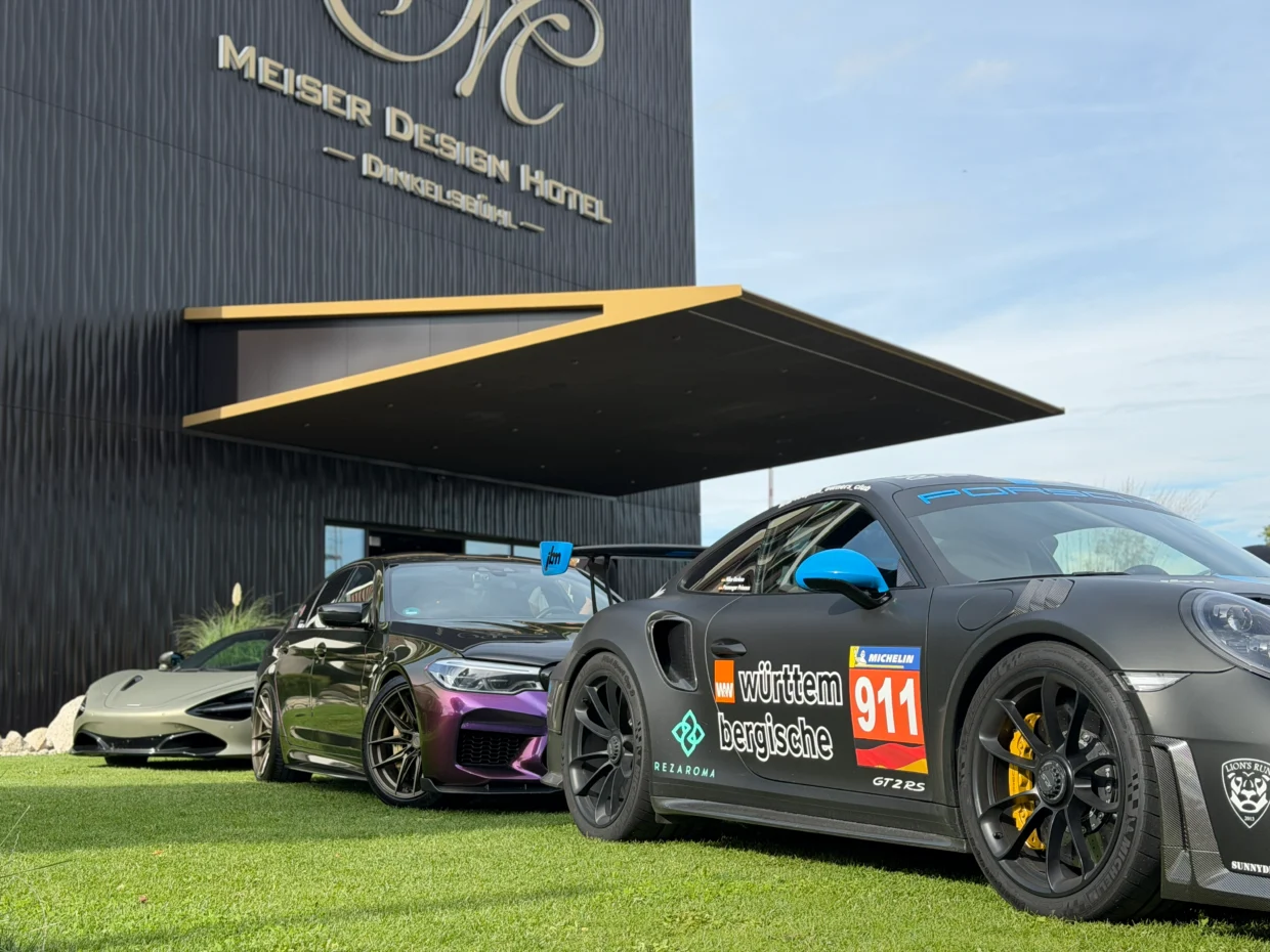 meiser design hotel sportwagen treffen quer