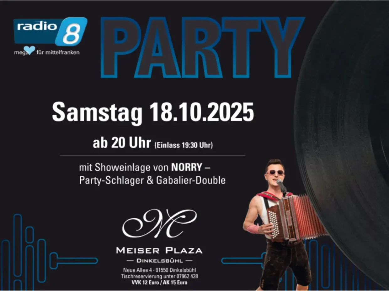 meiser radio 8 platinum party plaza dinkelsbühl event transverse