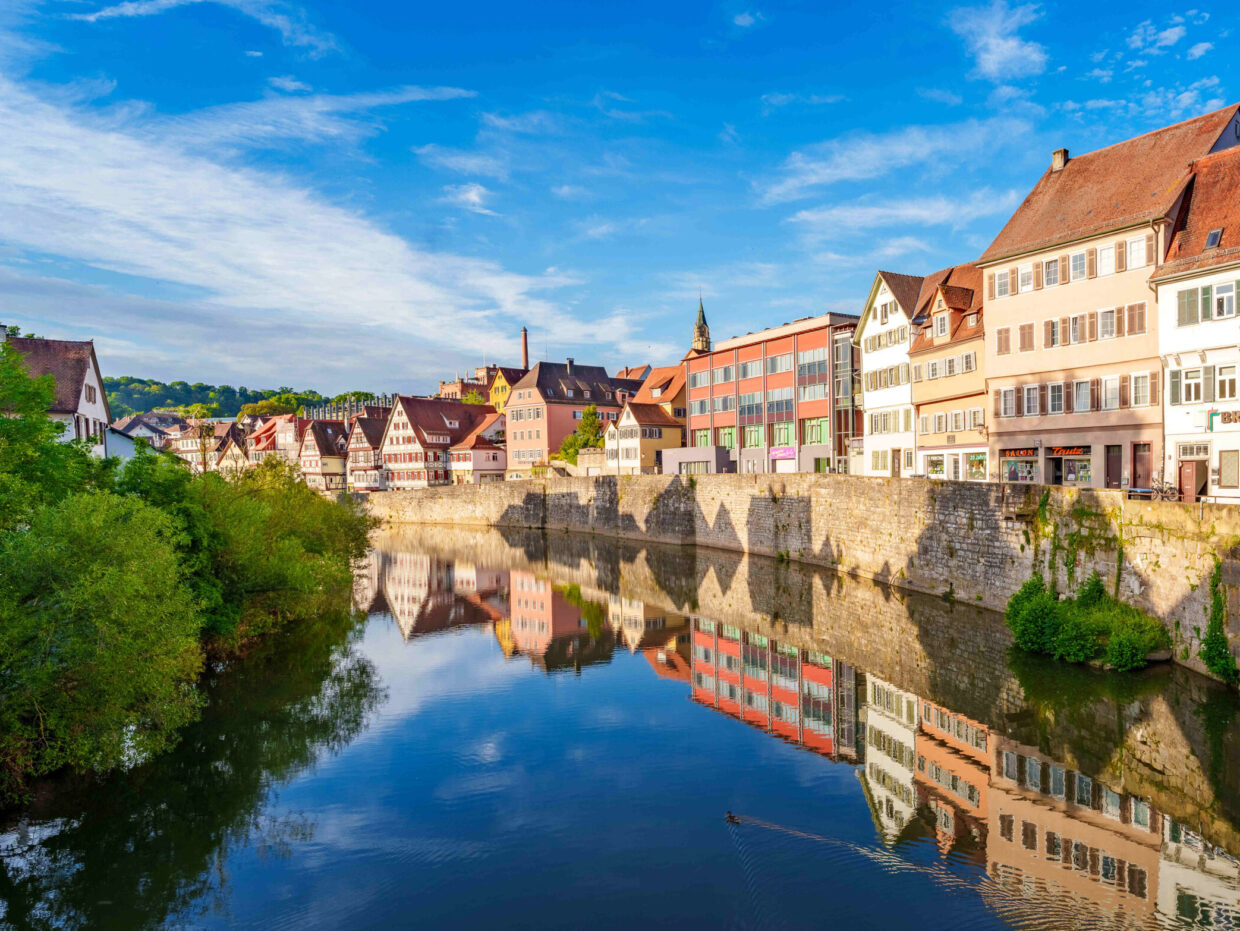 Fluss in Schwäbisch Hall