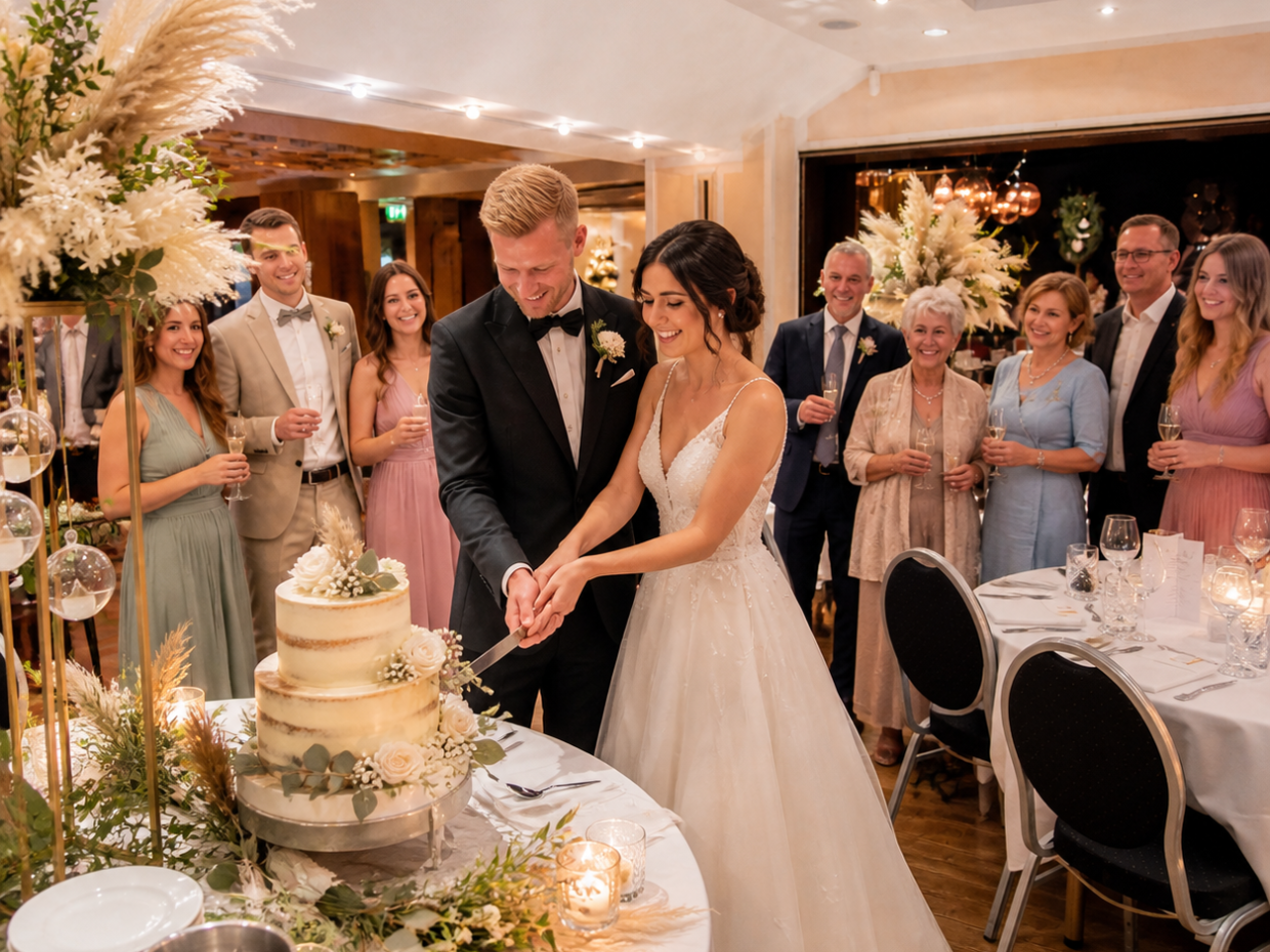 meiser event metropole hochzeit feier torte anschneiden nahe dinkelsbuehl quer