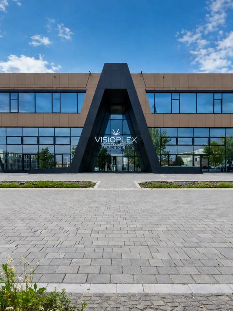 Moderne Glasfassade eines Bürogebäudes
