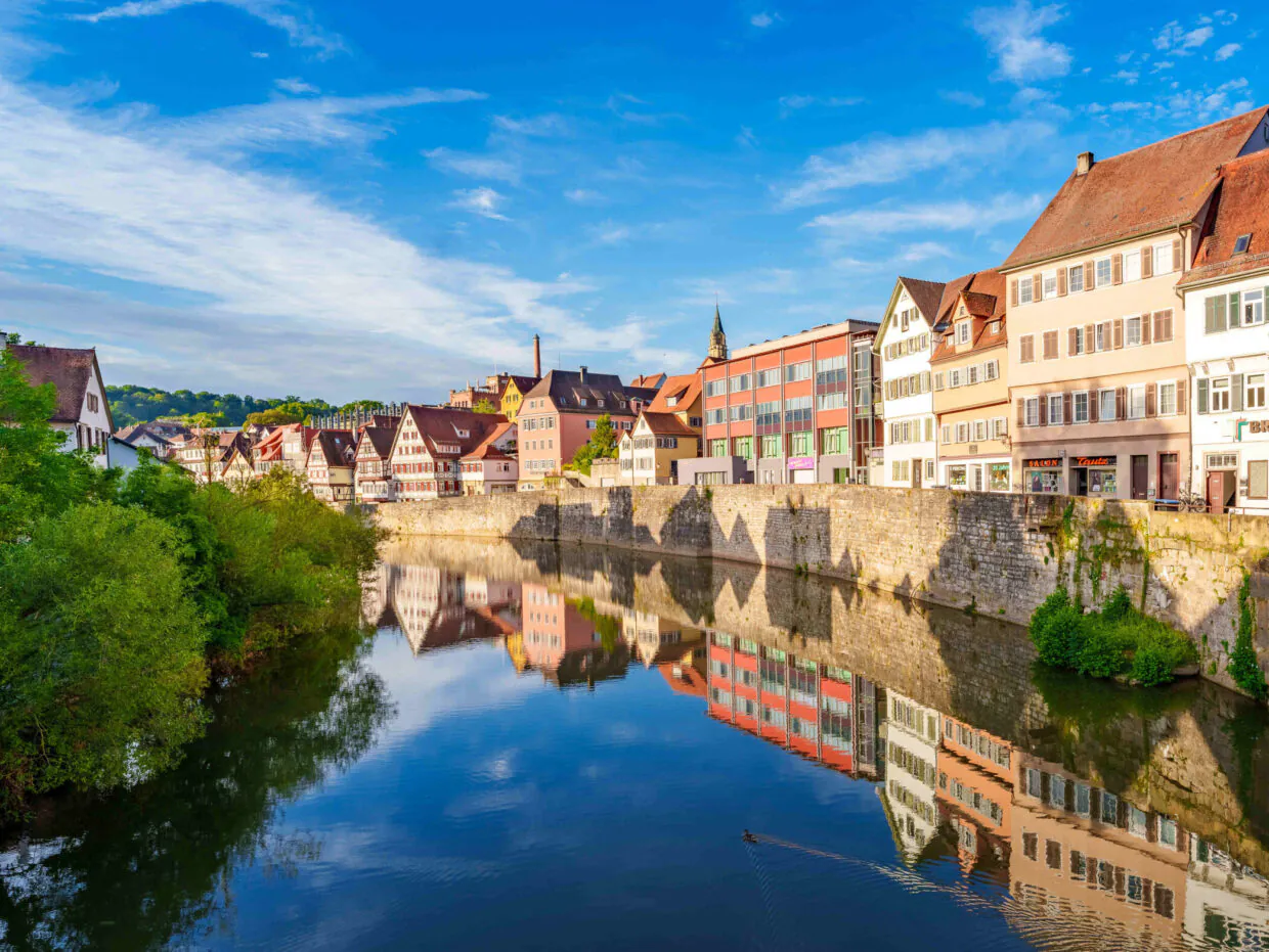 Fluss in Schwäbisch Hall